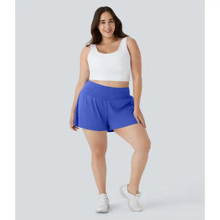 Short de Yoga 2-en-1 Ultra Confortable