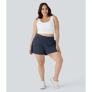 Short de Yoga 2-en-1 Ultra Confortable