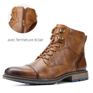 Bottines en Cuir Tendance - StyleStep™