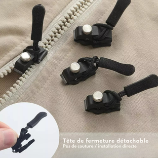 Tirettes de Rechange Facile - ZipFix™ (Pack de 6)