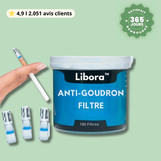 Filtres Anti Goudron (100 filtres) - Libora™