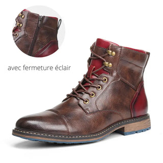 Bottines en Cuir Tendance - StyleStep™