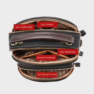 Sac à Main en Cuir Ultra Tendance - LuxeCarry™
