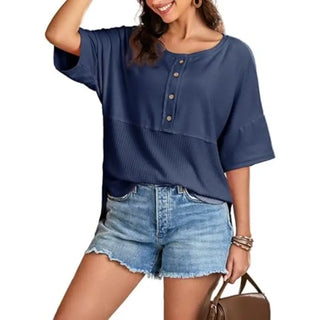 Blouse à Boutons Légère - Léah™