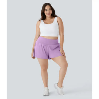 Short de Yoga 2-en-1 Ultra Confortable