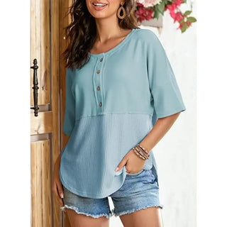 Blouse à Boutons Légère - Léah™