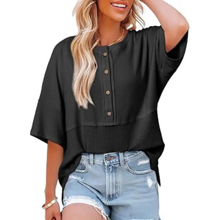 Blouse à Boutons Légère - Léah™