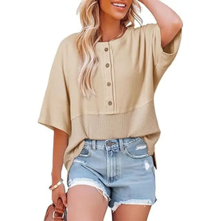 Blouse à Boutons Légère - Léah™