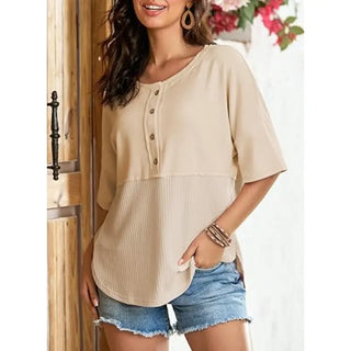 Blouse à Boutons Légère - Léah™