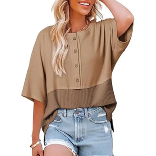 Blouse à Boutons Légère - Léah™