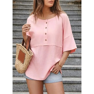 Blouse à Boutons Légère - Léah™