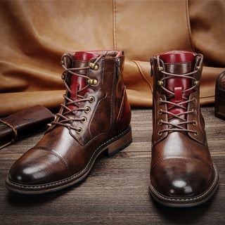 Bottines en Cuir Tendance - StyleStep™