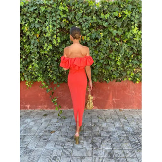 Robe Rouge De Soirée - CrimsonCharm™