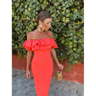 Robe Rouge De Soirée - CrimsonCharm™